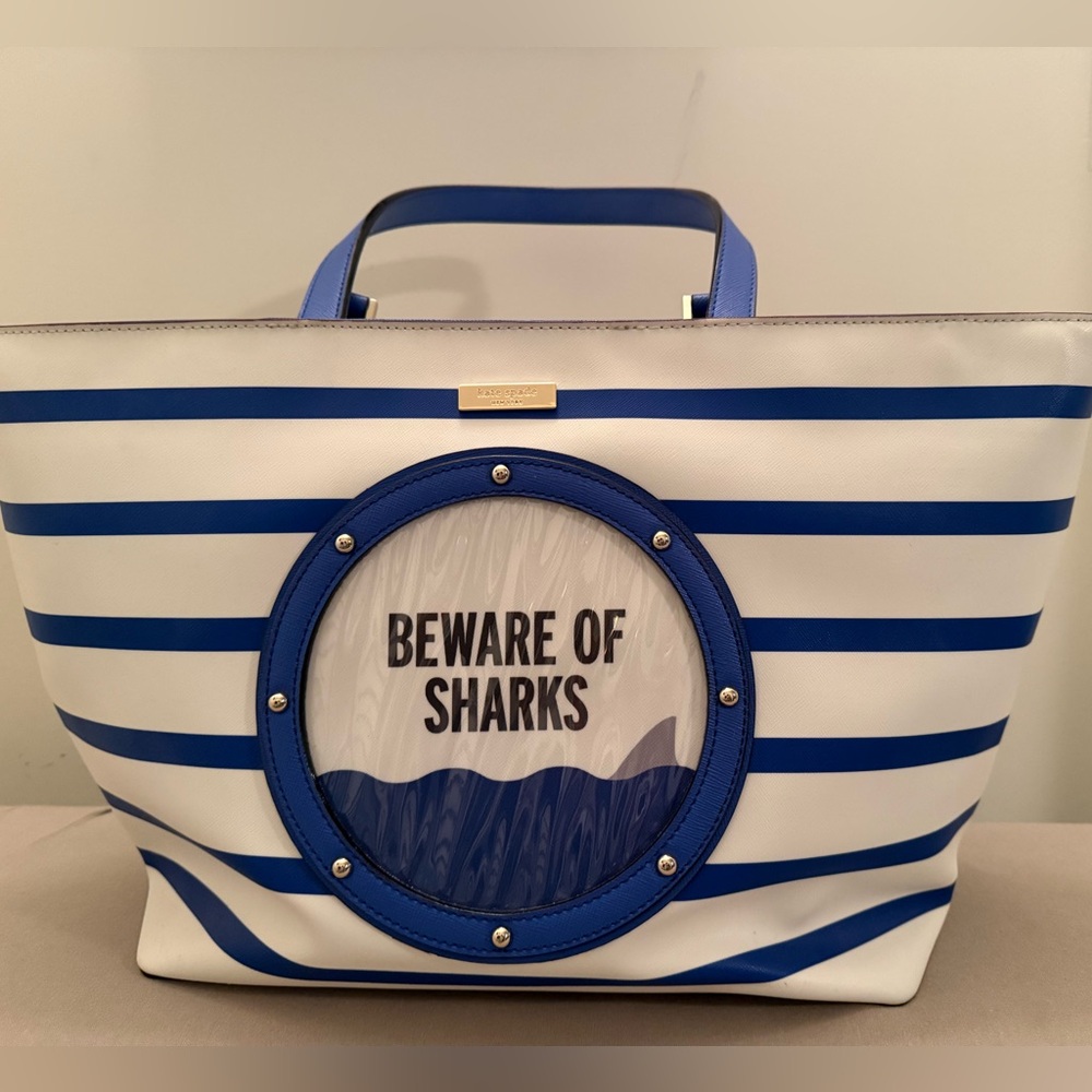 Kate Spade Jules “Beware of Sharks” Tote